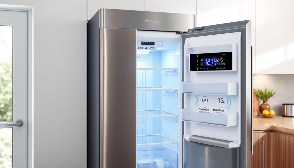 Frigider Electrolux LLI9VF54X0 cu tehnologie AI pentru conservarea alimentelor