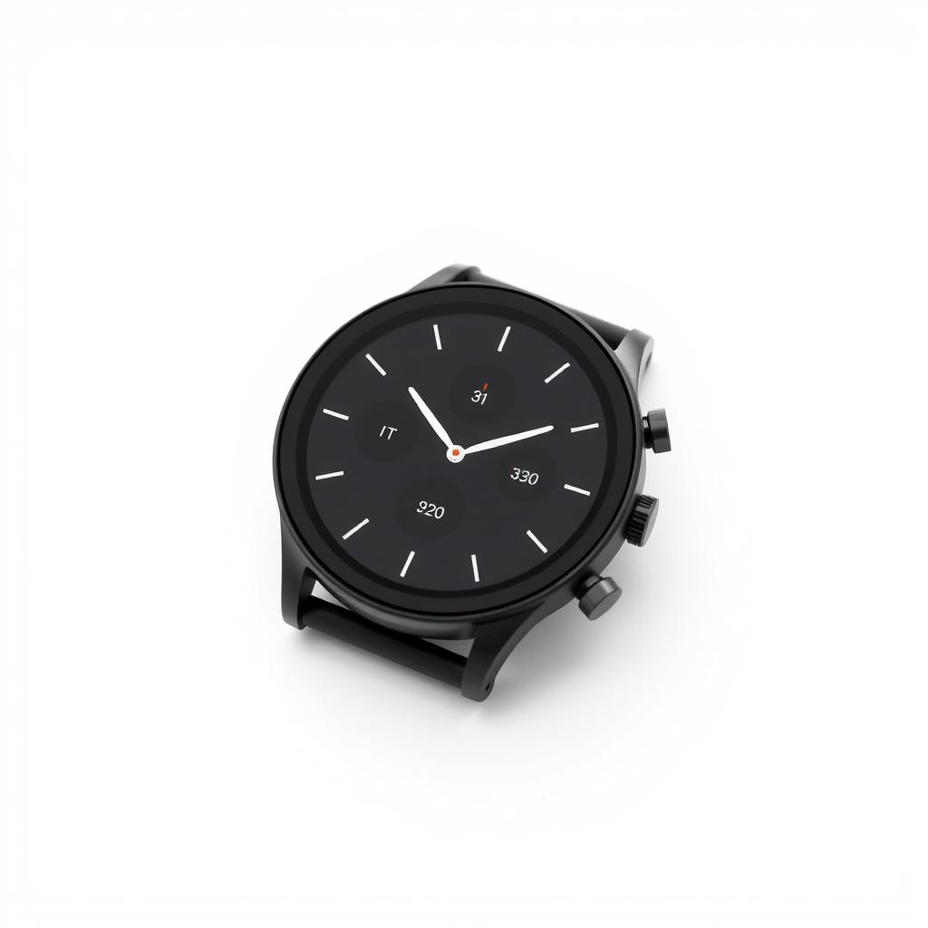 Google Pixel Watch 3 cu ecran rotund și design minimalist, afișând funcții de fitness și monitorizare a sănătății Google Pixel Watch 3 cu ecran rotund și design minimalist, afișând funcții de fitness și monitorizare a sănătății