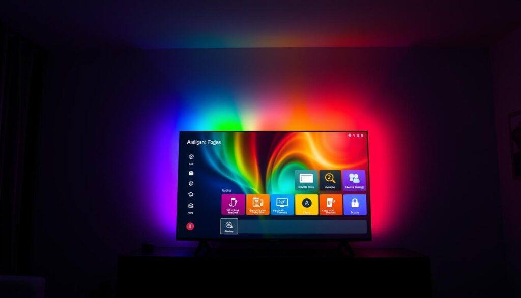 Televizor Philips OLED 809 cu Ambilight și AI Televizor Philips OLED 809 cu Ambilight și AI