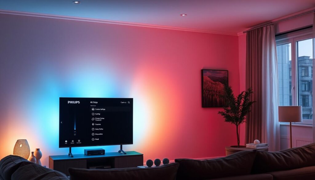 Televizor Philips The One cu Ambilight și AI Televizor Philips The One cu Ambilight și AI