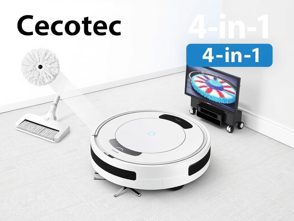 Aspirator robot Cecotec Conga 8290 2025 cu funcții 4-în-1