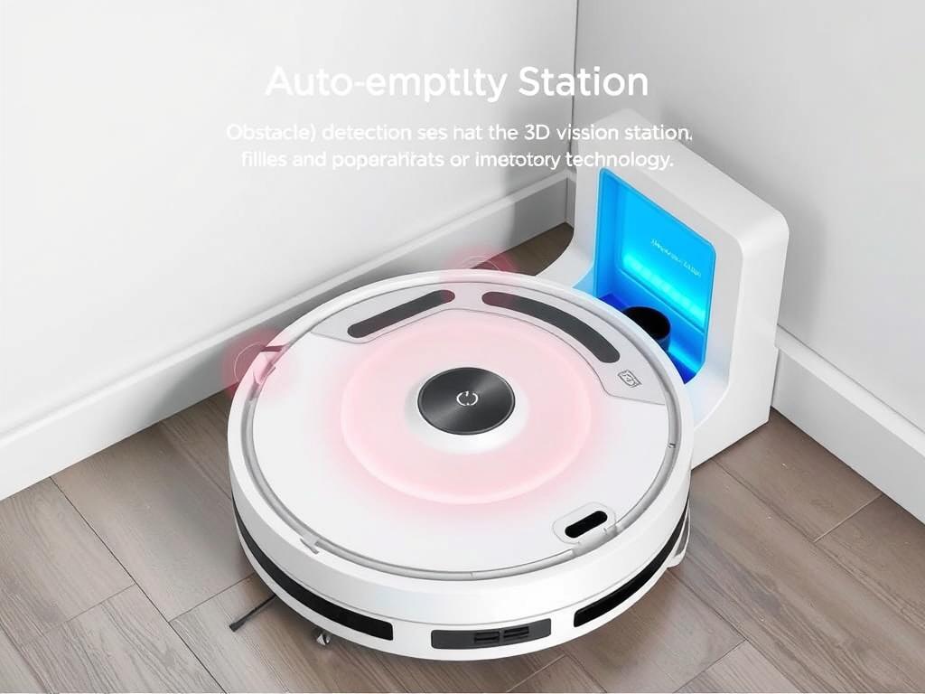 Aspirator robot Rowenta X-Plorer Serie 240 AI+ 2025 cu tehnologie de evitare a obstacolelor
