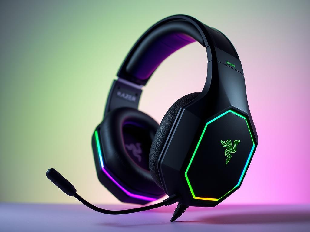 Căști de gaming Razer BlackShark V3 Pro 2025 cu iluminare RGB Căști de gaming Razer BlackShark V3 Pro 2025 cu iluminare RGB
