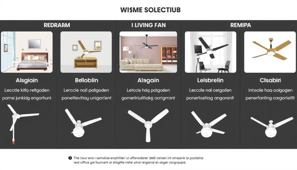 Ghid vizual pentru alegerea ventilatorului potrivit în funcție de spațiu și nevoi pentru Ventilatoare de Top 2025