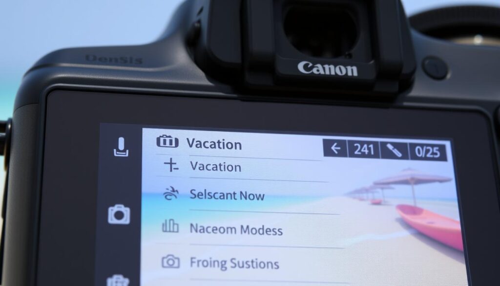 Interfața intuitivă a Canon PowerShot G7 X Mark III pentru fotografii de vacanță