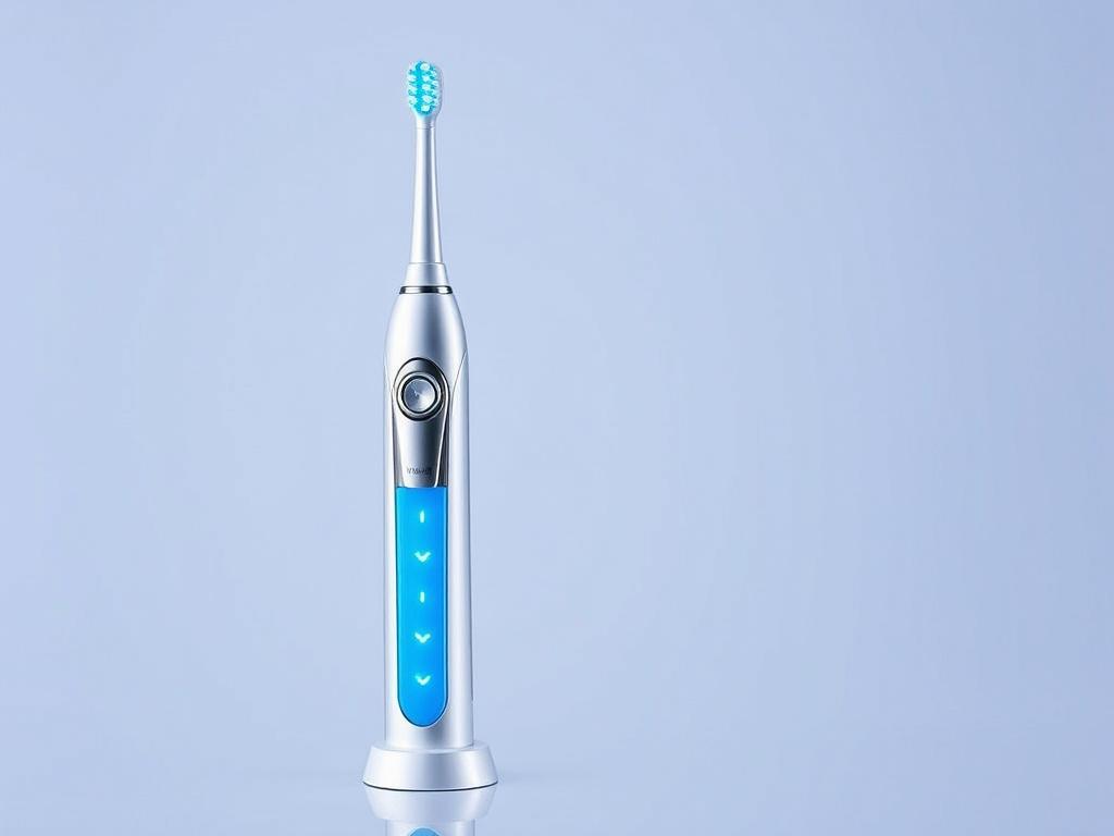 Periuța electrică IVISMILE IVI-02T Blue-Ray cu tehnologie de albire