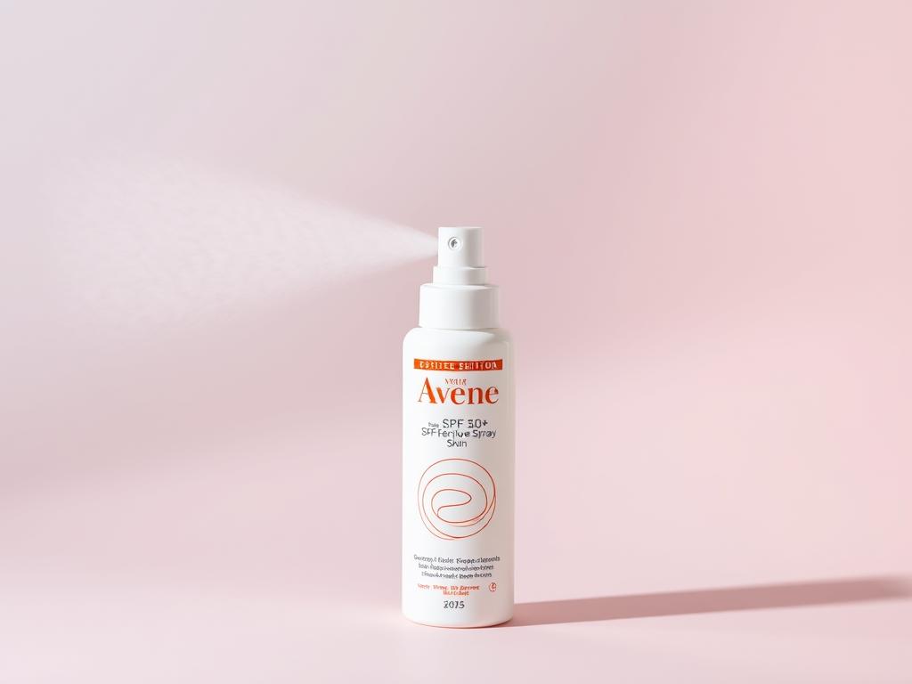 Spray Avene SPF 50+ pentru ten sensibil - cremă de soare recomandată 2025
