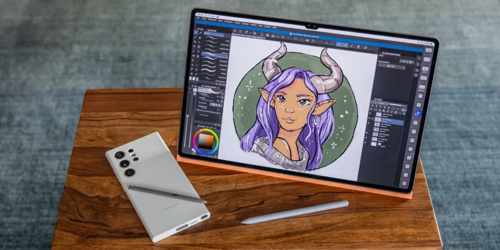 Samsung Galaxy Tab S10 Ultra cu S Pen și tastatură Book Cover