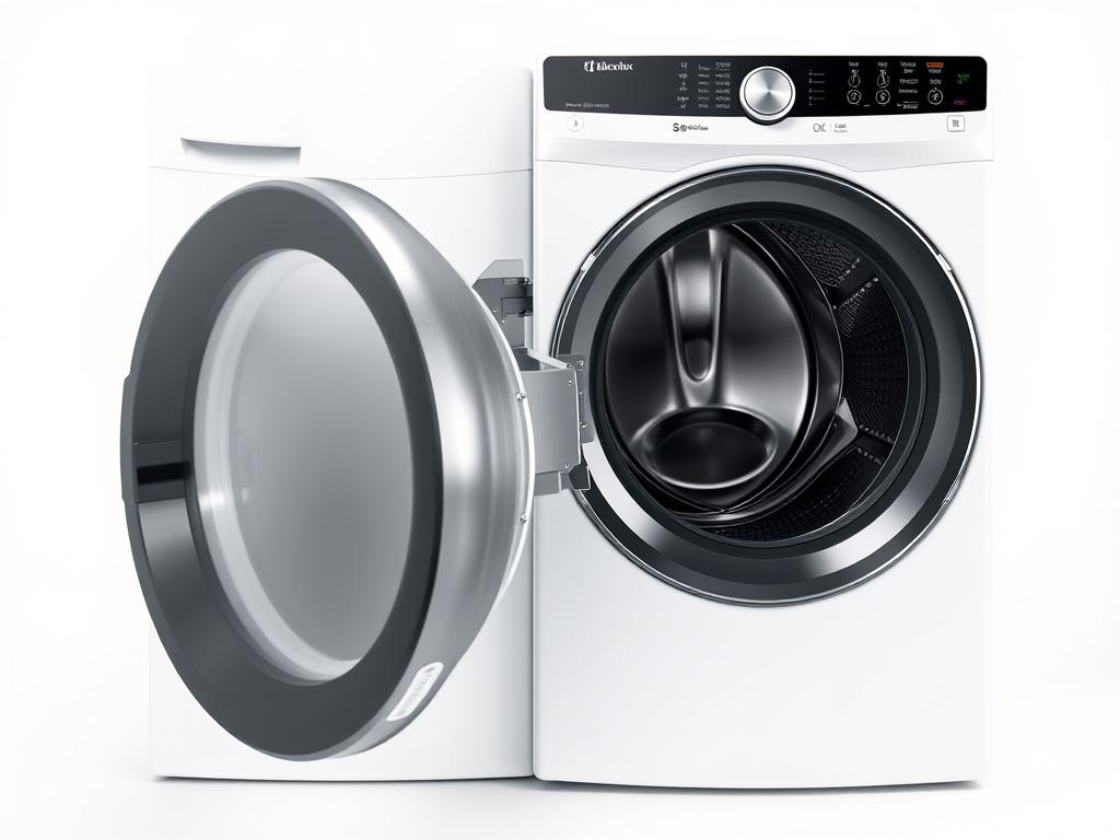 Uscător de rufe Electrolux PerfectCare 800 EW8H458B cu panou de control digital și design modern Uscător de rufe Electrolux PerfectCare 800 EW8H458B cu panou de control digital și design modern