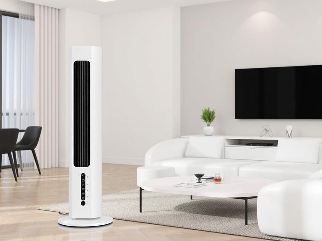 Ventilator turn Heinner HTFB-M33WH fără palete, design modern în Ventilatoare de Top 2025