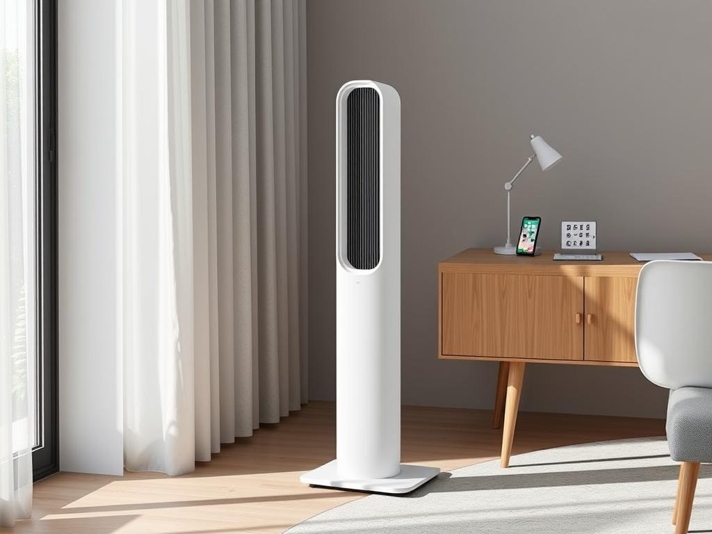 Xiaomi Mi Smart Standing Fan 1C, ventilator inteligent din categoria Ventilatoare de Top 2025