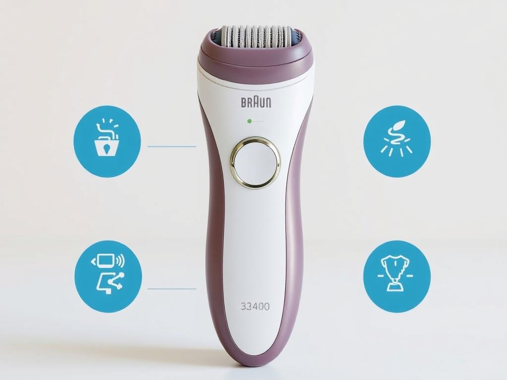 Epilatorul Braun Silk-épil 3 3-420, opțiunea economică din cele mai bune epilatoare 2025