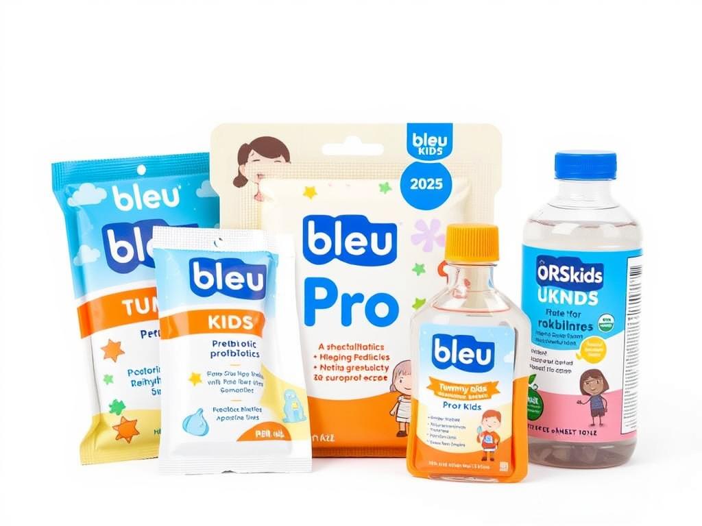 Kit Vacanta Kids Bleu pentru vacanta 2025 cu produse pentru sănătatea copiilor