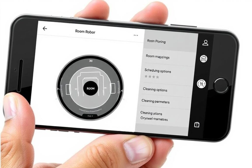 Aplicația de control pentru Kärcher RCV 5 Comfort Aplicația de control pentru Kärcher RCV 5 Comfort