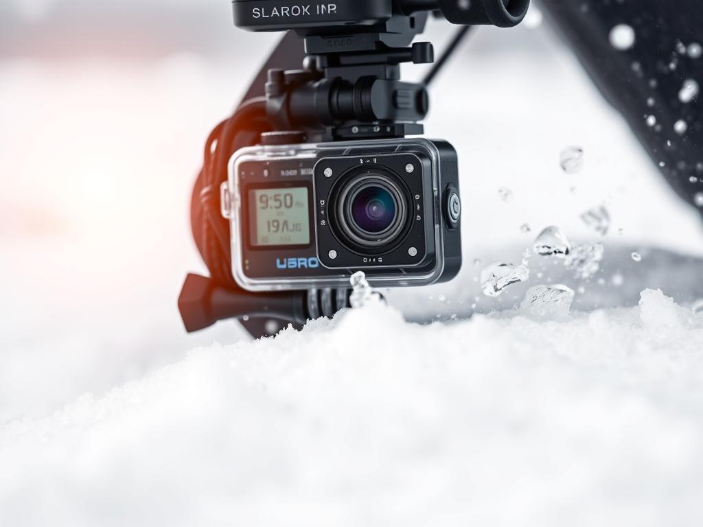 Cameră de acțiune testată în condiții de zăpadă și temperaturi scăzute