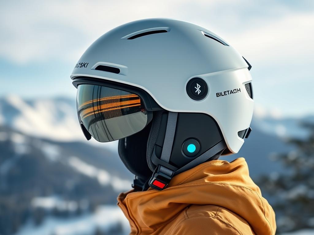 Cască inteligentă pentru schi și snowboard cu sistem audio integrat și conectivitate Bluetooth, accesorii utile pentru schi și snowboard in România 2025
