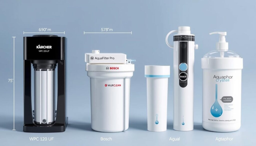 Comparație vizuală între sistemele de filtrare a apei 2025 Comparație vizuală între sistemele de filtrare a apei 2025