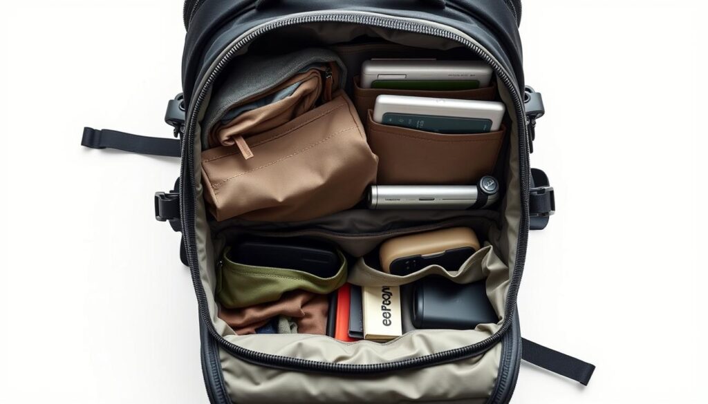 Compartimentare inteligentă a unui rucsac bagaj de mână România 2025