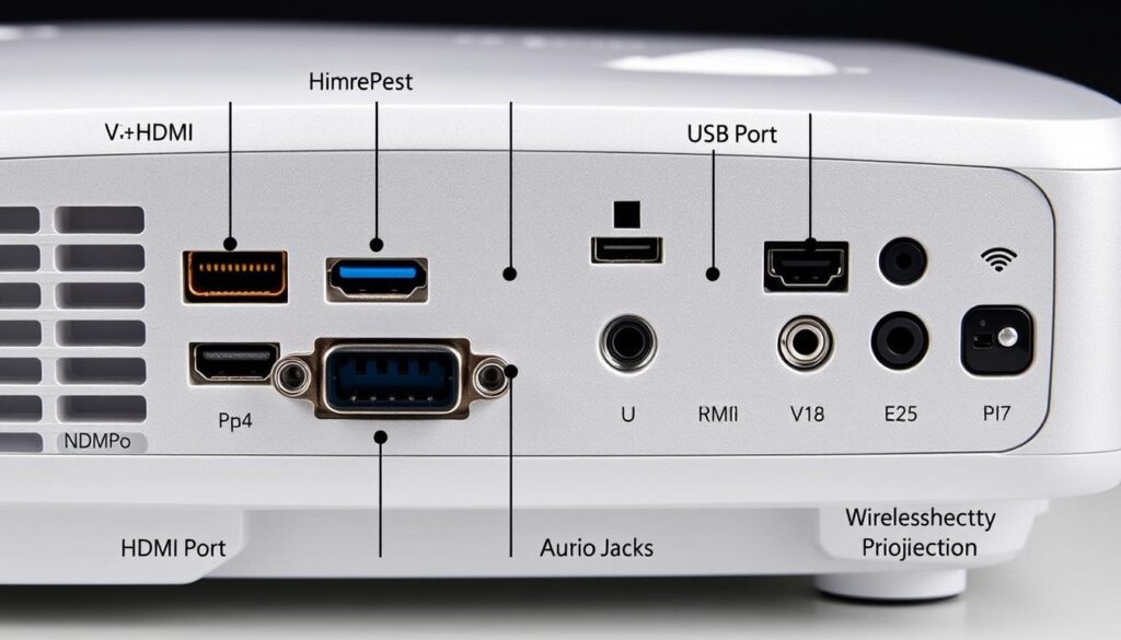 Diverse opțiuni de conectivitate pentru videoproiectoare moderne