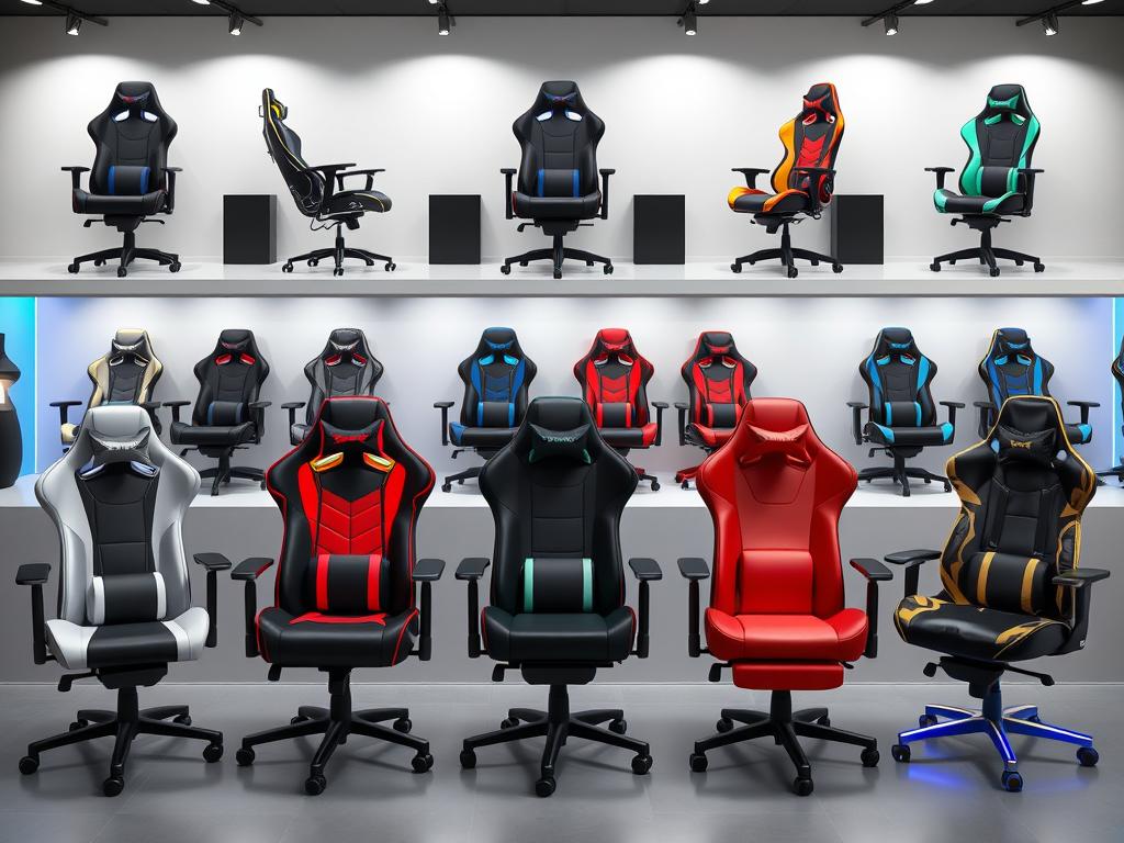 Diverse stiluri de design pentru scaune gaming 2025