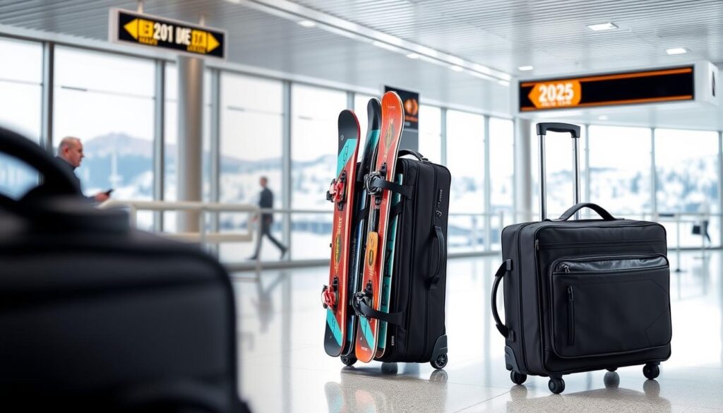 Husă de transport multifuncțională pentru schiuri și snowboard, accesorii utile pentru schi și snowboard in România 2025