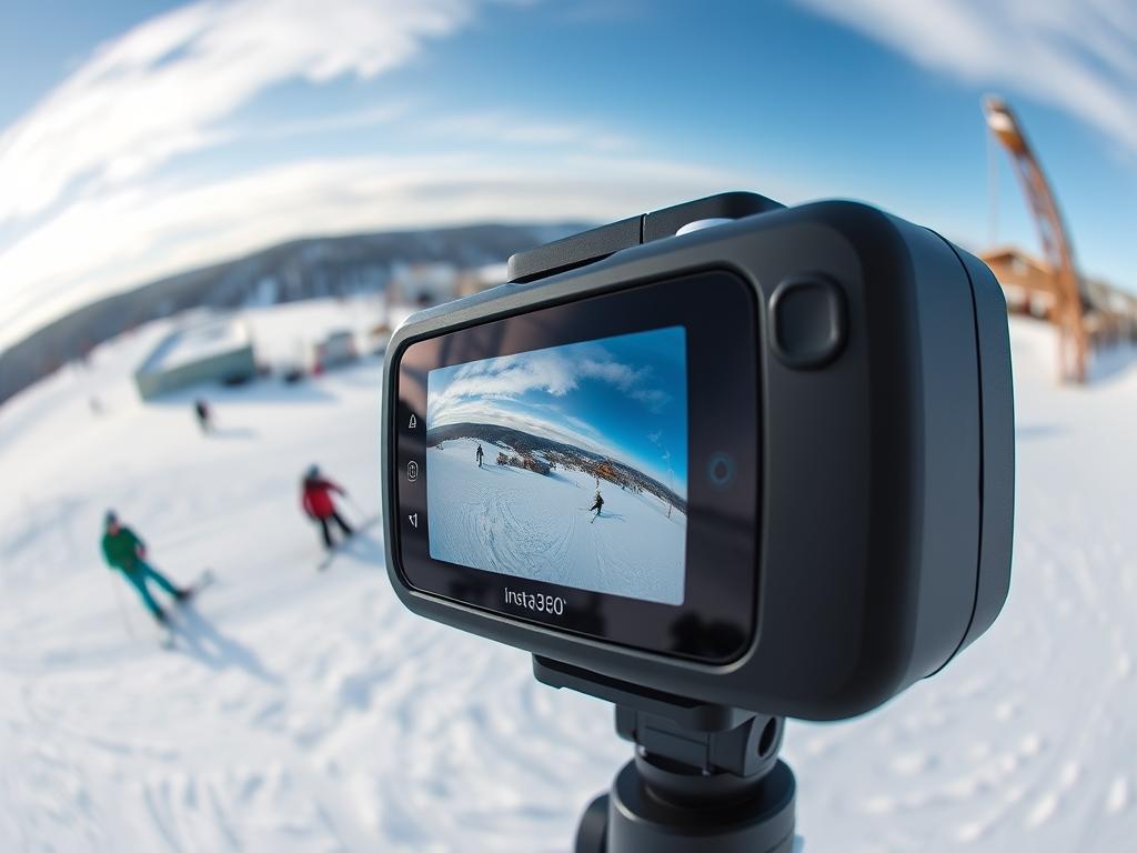 Insta360 X3 - cameră 360° pentru sporturi de iarnă