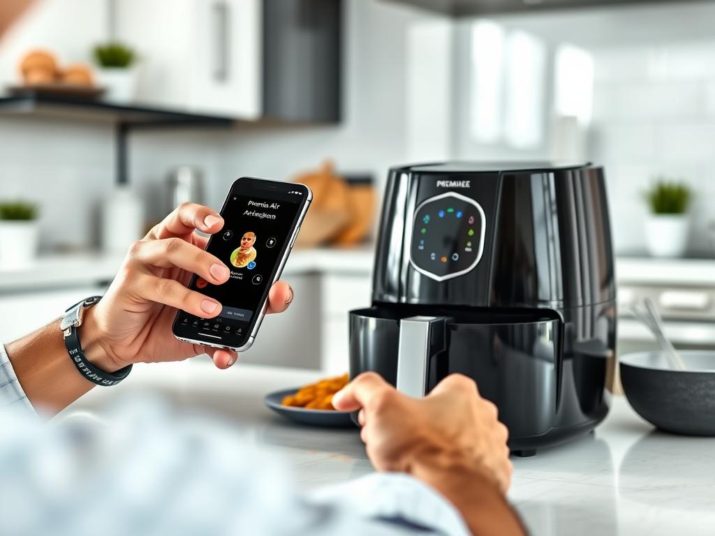 Integrare smart home cu air fryer premium