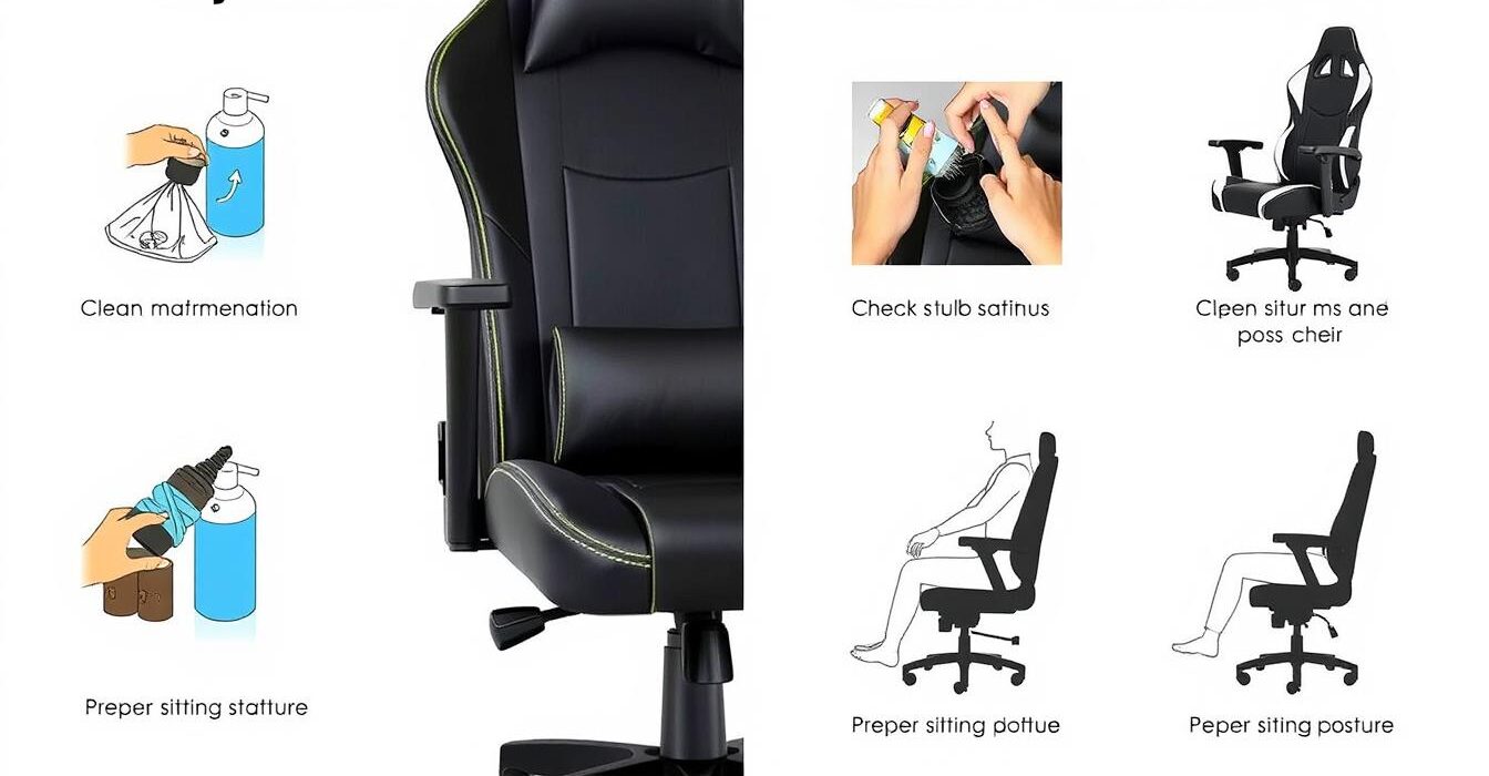 Întreținerea corectă a scaunelor de gaming