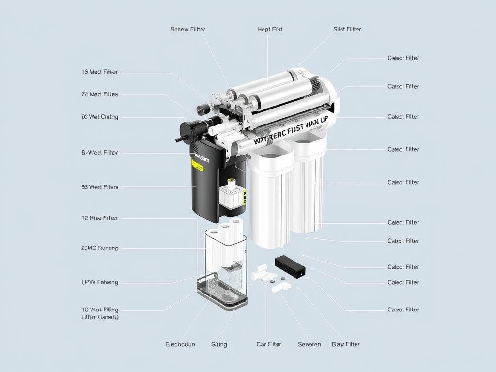 Kärcher Sistem de Filtrate a Apei WPC 120 UF 2025 - componentele sistemului Kärcher Sistem de Filtrate a Apei WPC 120 UF 2025 - componentele sistemului