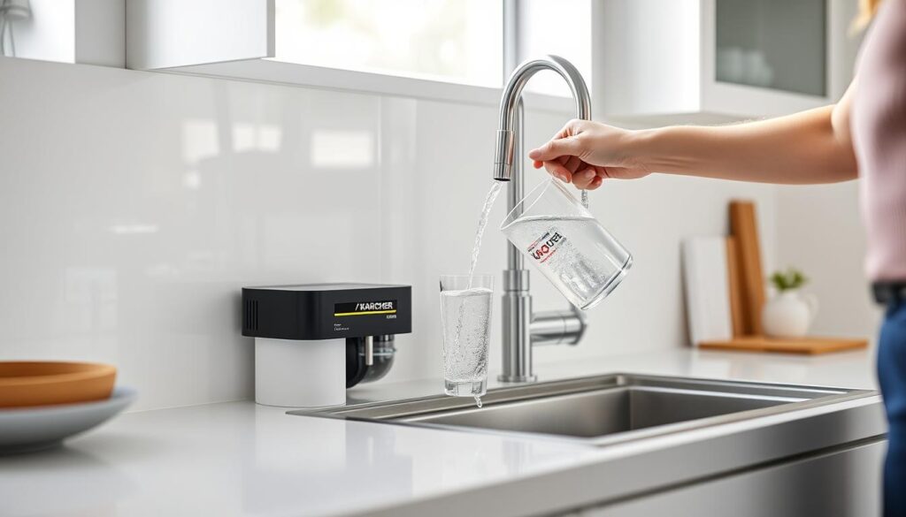 Kärcher Sistem de Filtrate a Apei WPC 120 UF 2025 în bucătărie modernă Kärcher Sistem de Filtrate a Apei WPC 120 UF 2025 în bucătărie modernă