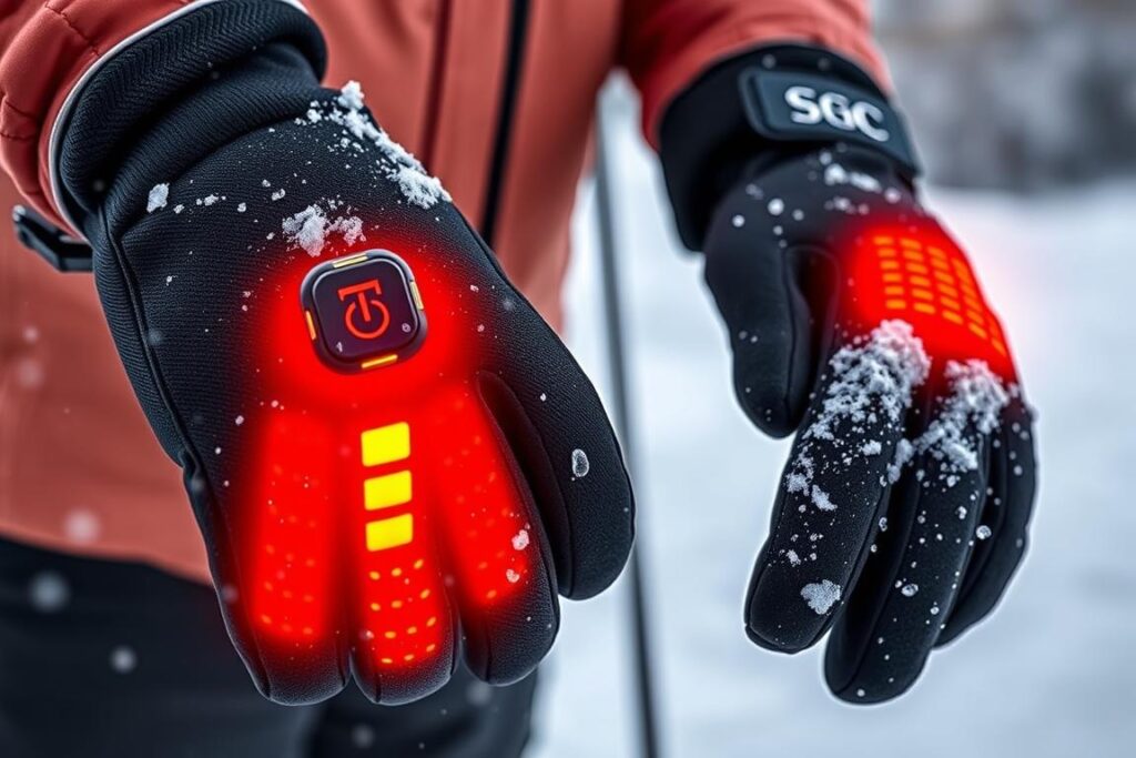 Mănuși încălzite electric pentru schi și snowboard cu control al temperaturii, accesorii utile pentru schi și snowboard in România 2025