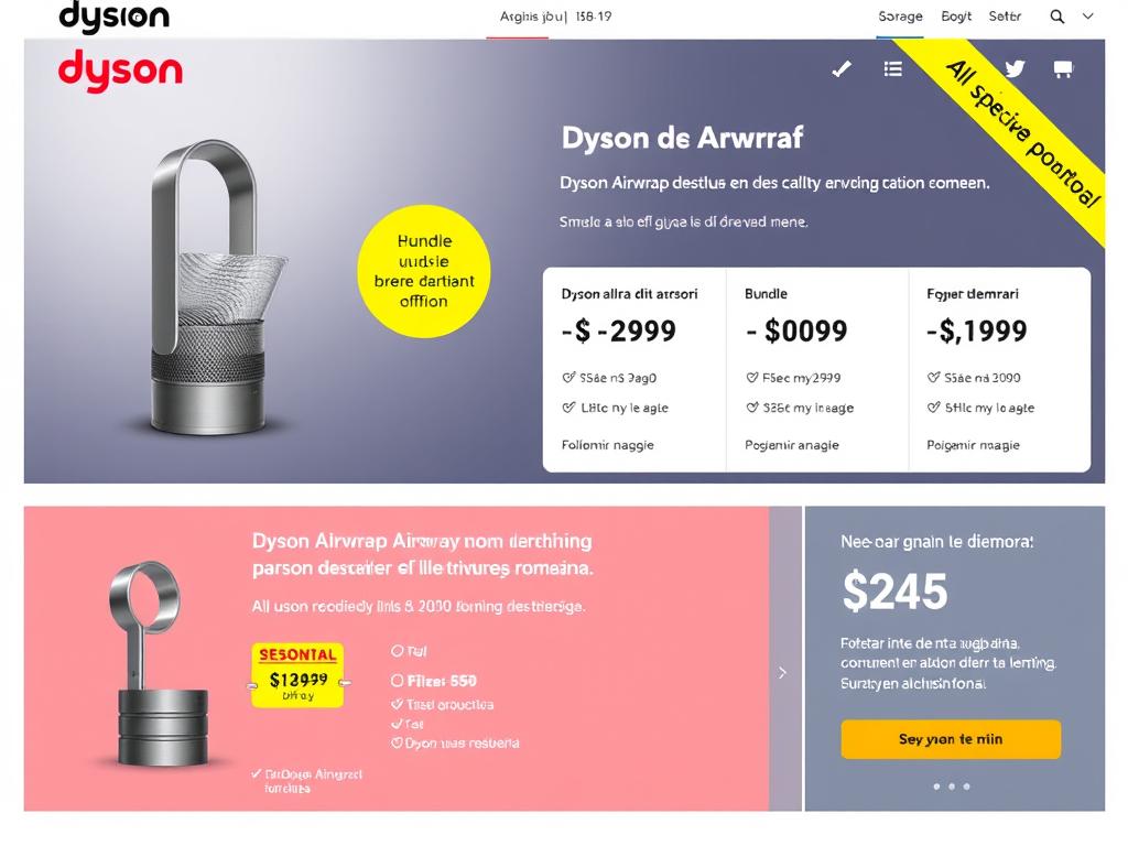 Oferte promoționale Dyson Airwrap România 2025
