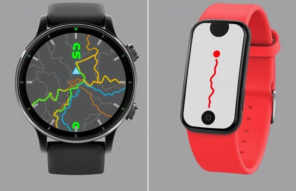 Precizia GPS în smartwatch vs smartband fitness 2025