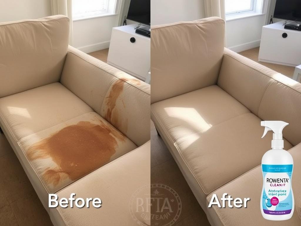 Rezultate înainte și după curățarea cu Rowenta Clean IT IN5020F0