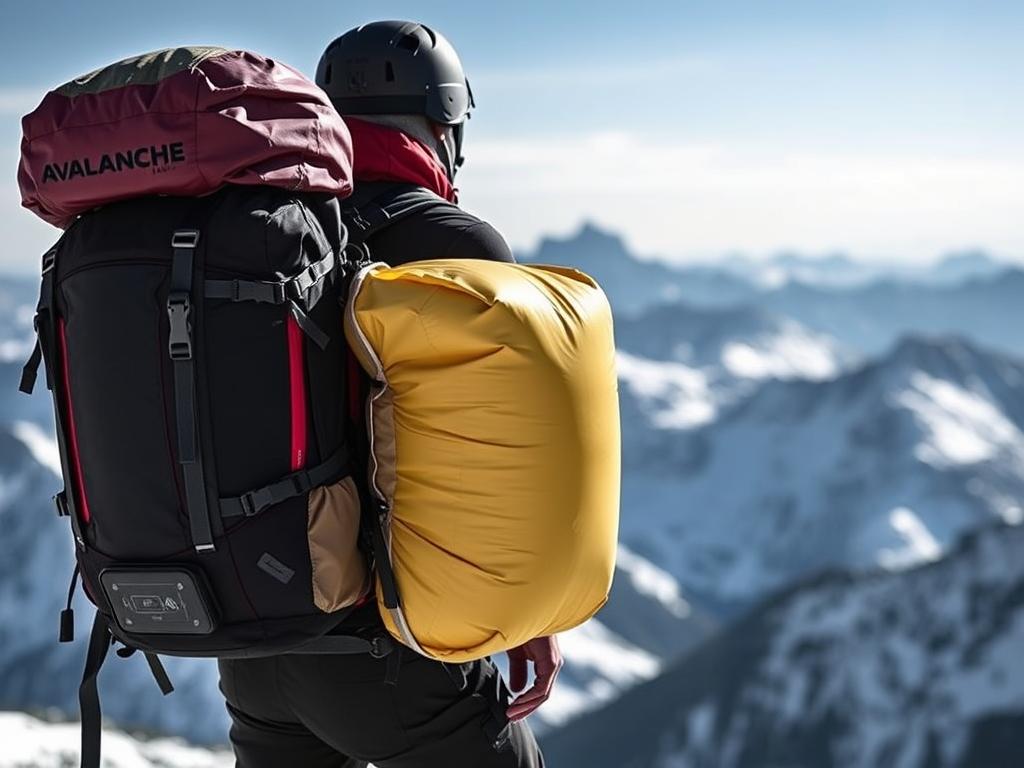 Rucsac cu sistem airbag pentru protecție în caz de avalanșă, accesorii utile pentru schi și snowboard in România 2025