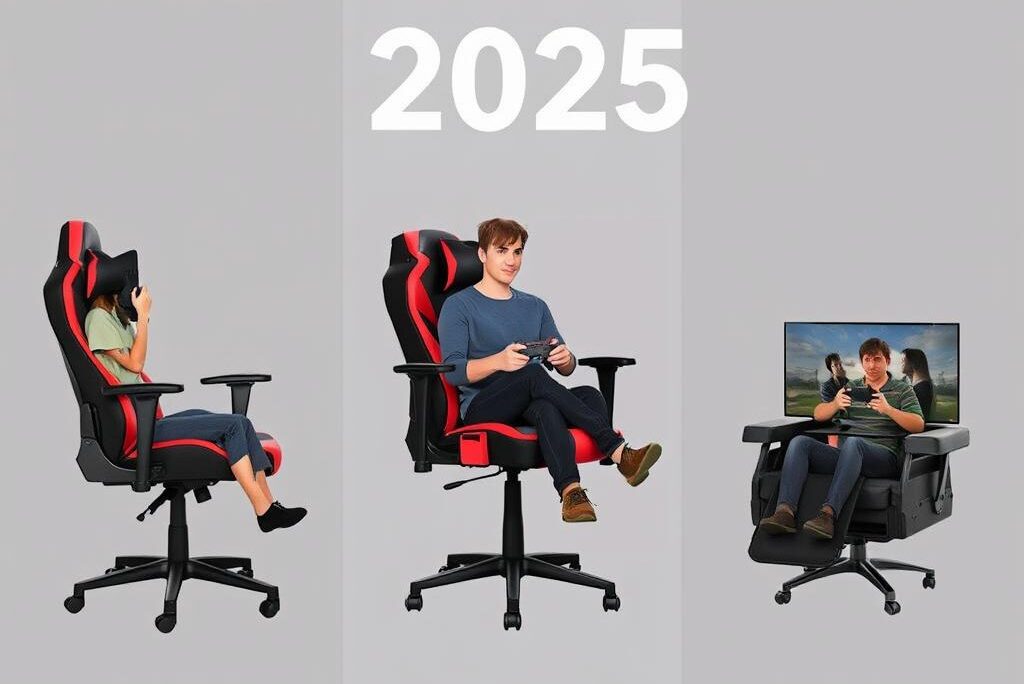 Scaun de gaming arătând versatilitatea pentru diferite platforme de joc