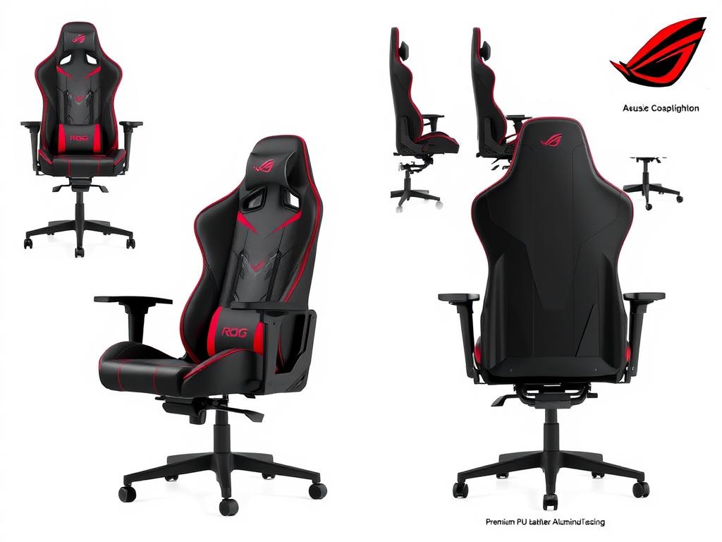 Scaun gaming ASUS ROG Chariot X - dintre cele mai bune scaune de gaming 2025