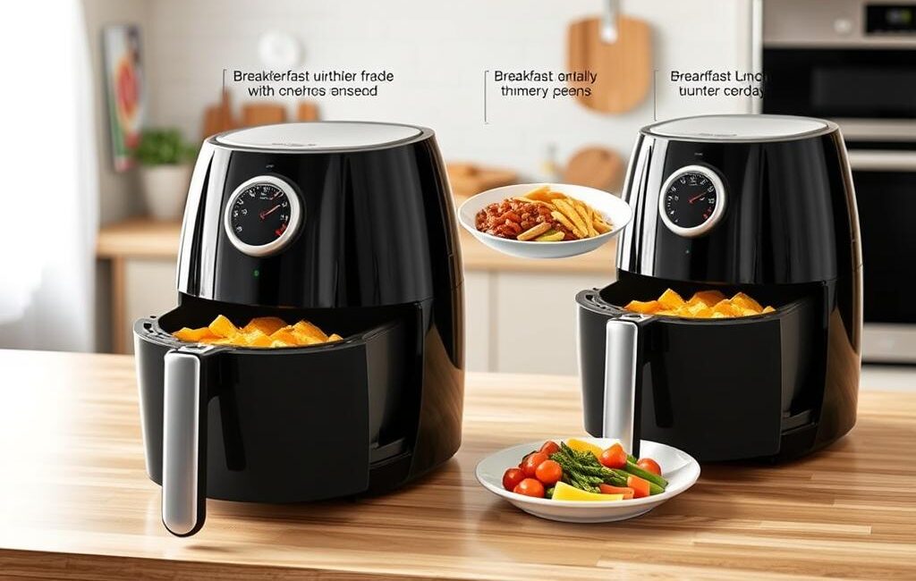 Utilizare zilnică intensivă a unui air fryer premium