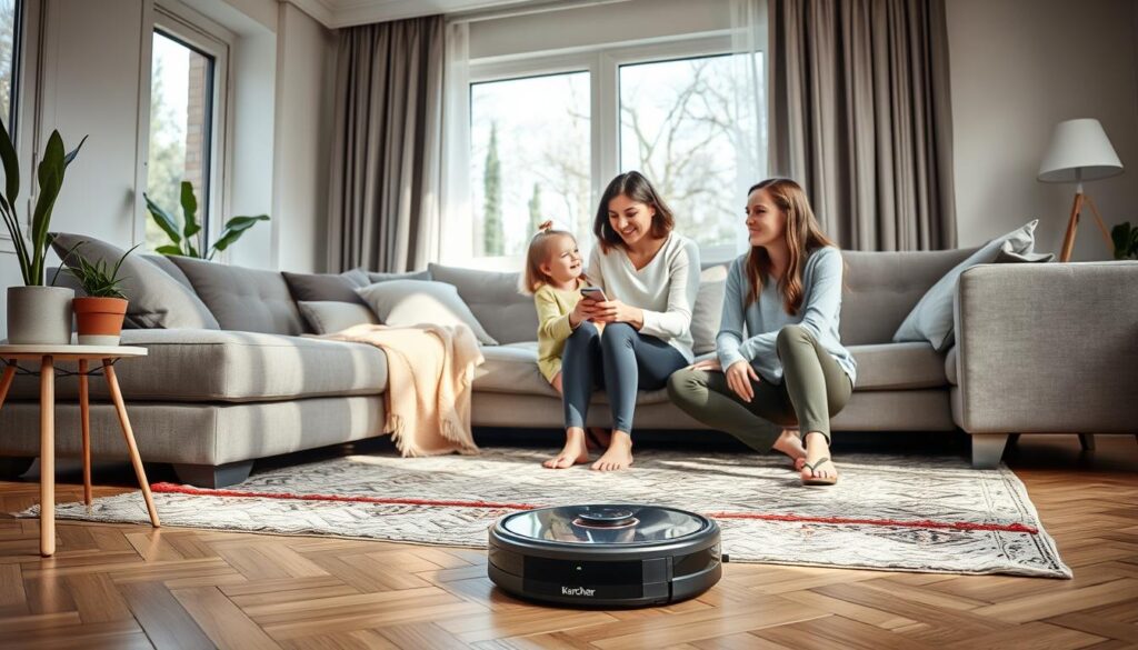 Utilizatori români folosind Kärcher RCV 5 Comfort în casele lor Utilizatori români folosind Kärcher RCV 5 Comfort în casele lor