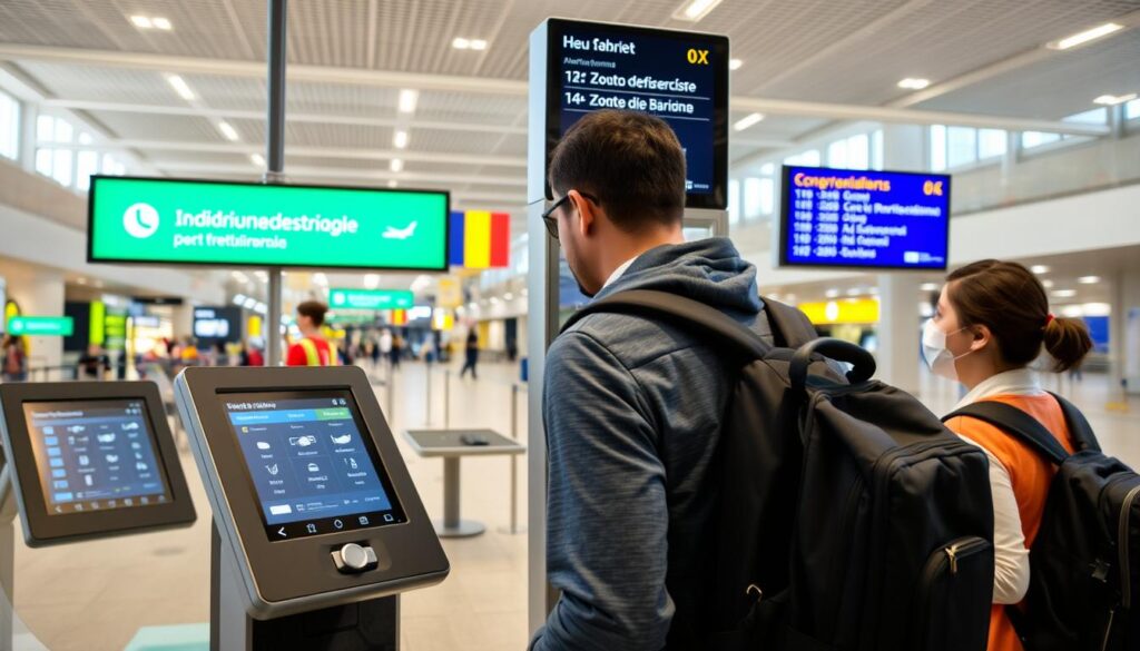 Verificarea dimensiunilor bagajului de mână la aeroport România 2025