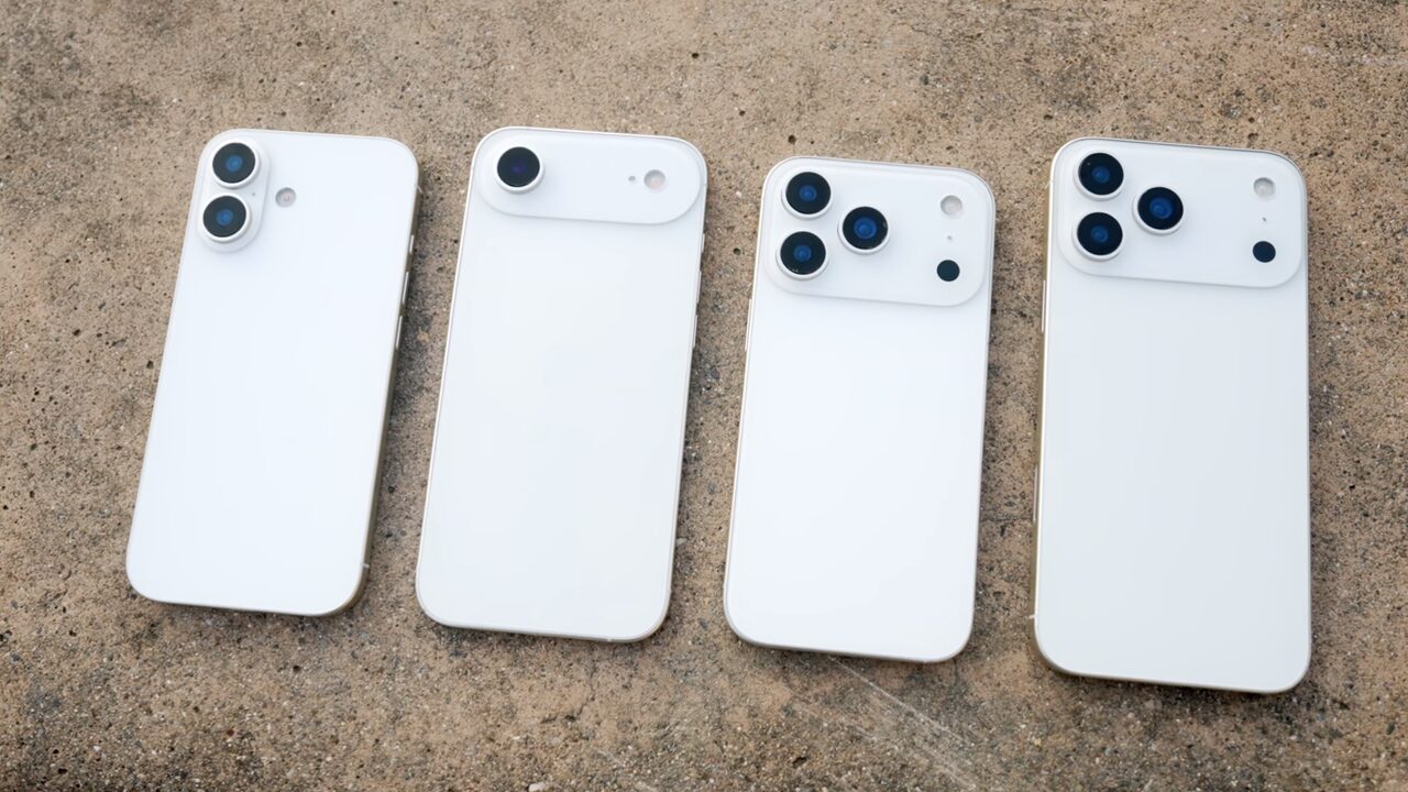 Seria iPhone 17 cu toate cele patru modele