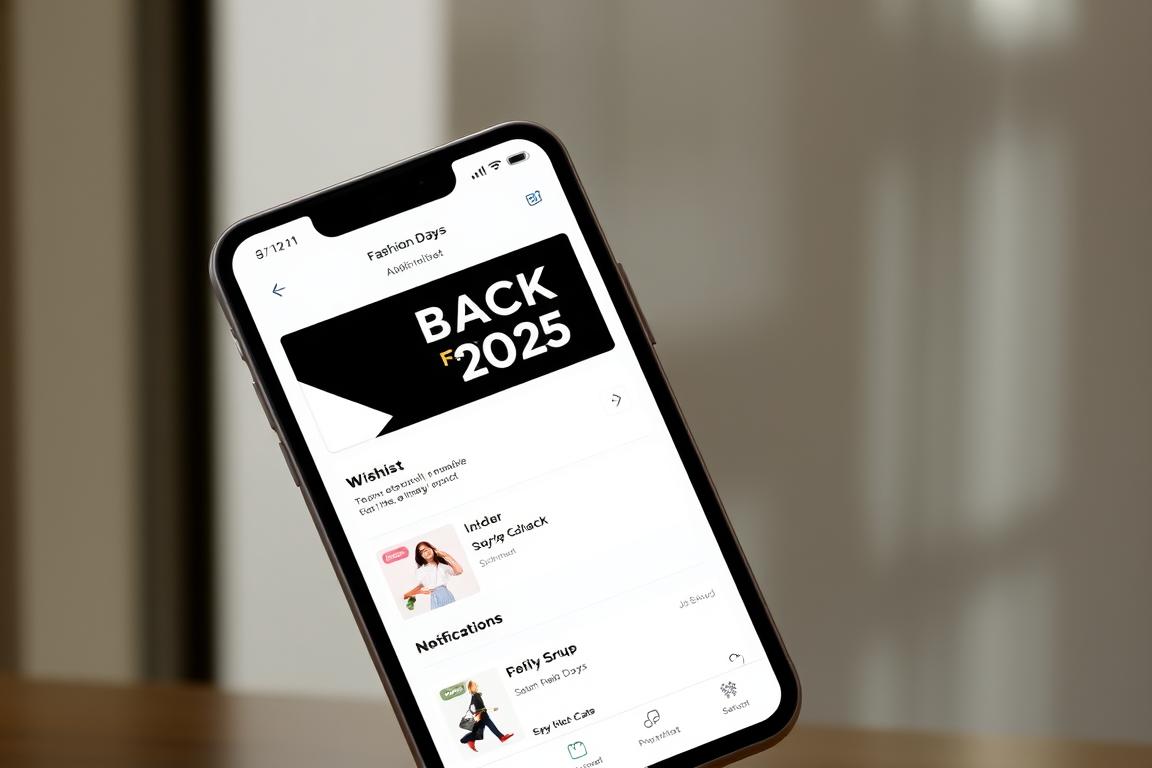 Aplicația Fashion Days pregătită pentru Black Friday noiembrie 2025 Aplicația Fashion Days pregătită pentru Black Friday noiembrie 2025