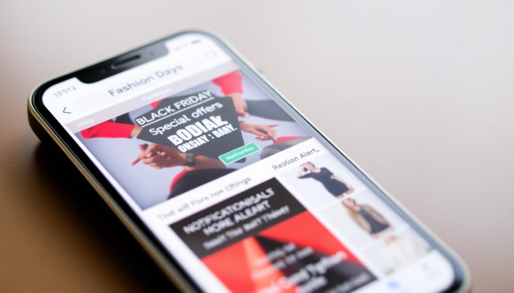 Aplicația mobilă Fashion Days pentru Black Friday noiembrie 2025 Aplicația mobilă Fashion Days pentru Black Friday noiembrie 2025