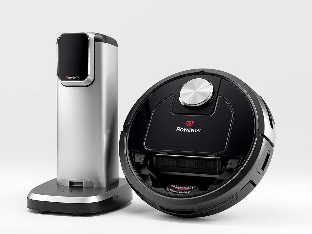 Aspirator robot Rowenta X-Plorer Serie 75 S+ cu stație de golire automată