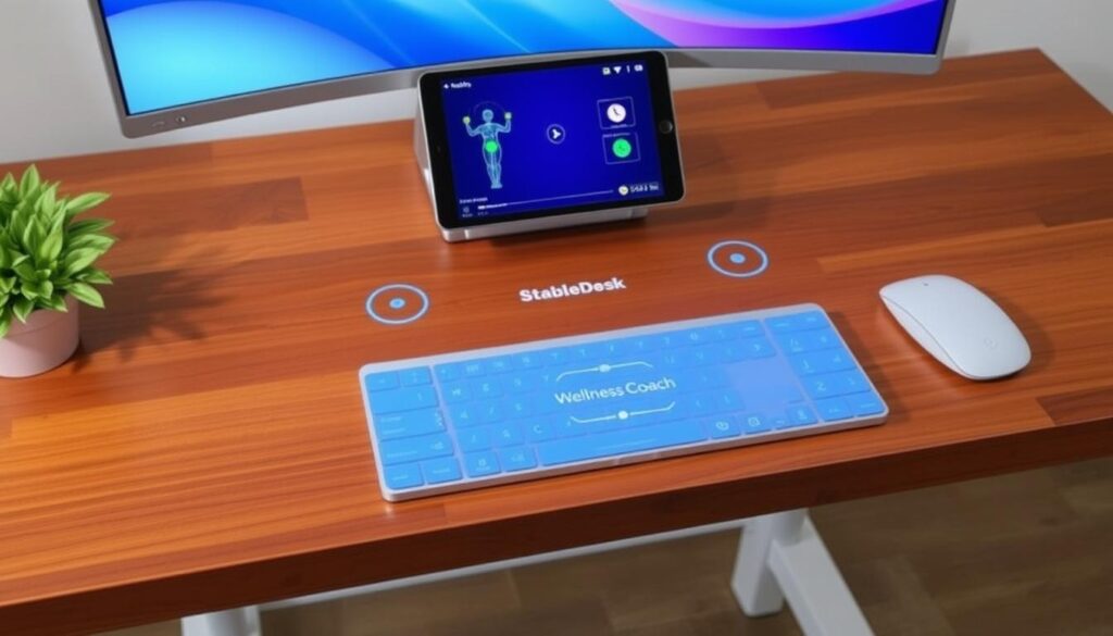 Birou StableDesk Plus Health - birou smart pentru 2025 Birou StableDesk Plus Health - birou smart pentru 2025