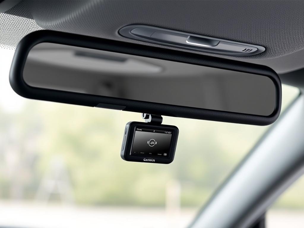 Camera auto Garmin Dash Cam 67W instalată în mașină, România 2025 Camera auto Garmin Dash Cam 67W instalată în mașină, România 2025