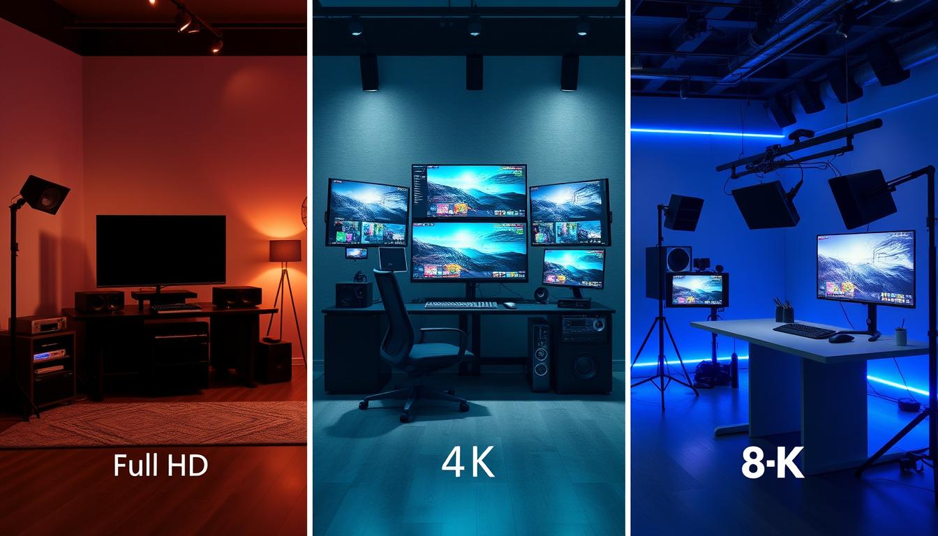 Comparație între utilizarea rezoluțiilor în diferite scenarii profesionale și de divertisment Comparație între utilizarea rezoluțiilor în diferite scenarii profesionale și de divertisment