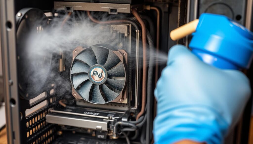 Curățarea unui PC vechi de praf pentru optimizare gaming