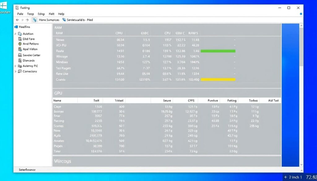 Interfața Task Manager din Windows arătând specificațiile hardware ale unui PC vechi pentru jocuri