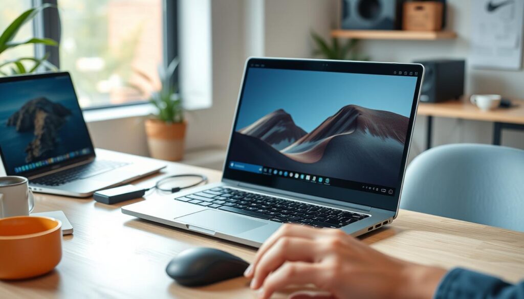 Laptop versatil care echilibrează portabilitate și performanță pentru utilizare mixtă